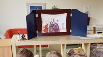 Miniprojekt "Zachäus auf dem Baum" in der Pinguingruppe | Ev-luth